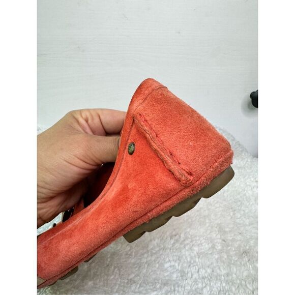 UGG ORANGE AVEN Suede MOCASSIN Driving Loafers! Size 6,5 leather summer fashion - Picture 14 of 14